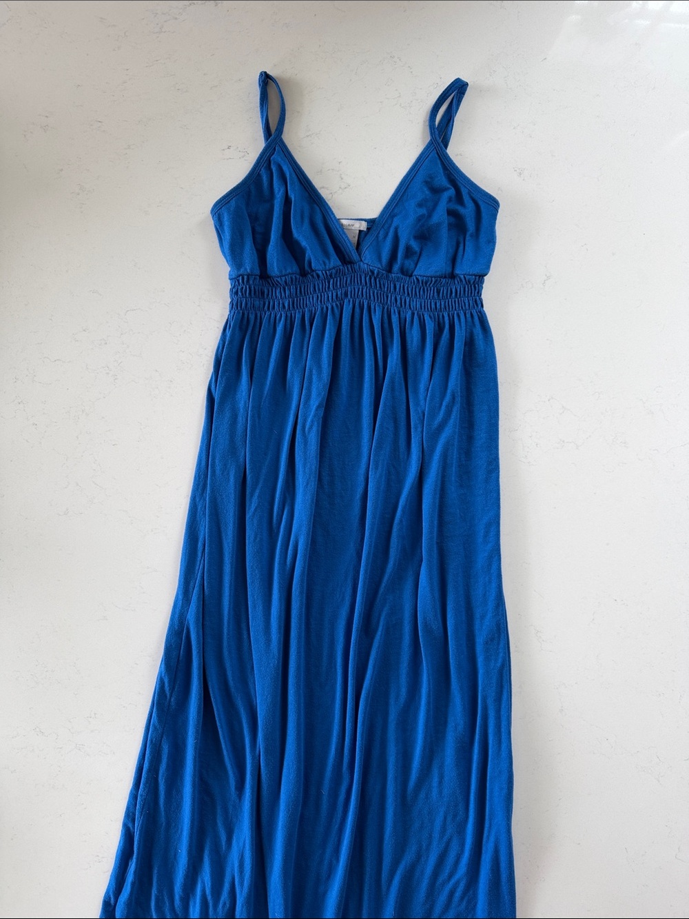 Old Navy Royal Blue Spaghetti Strap Maxi Dress